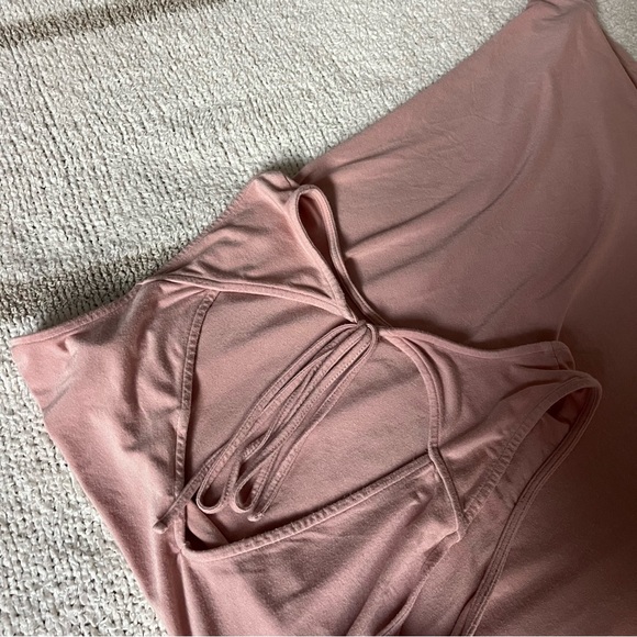 Blush Pink Flowy Mini Dress from American Eagle - Picture 3 of 3